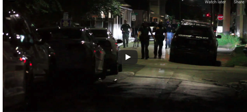 RAW Video: Police search for a gun that was possibly dropped by an armed man
