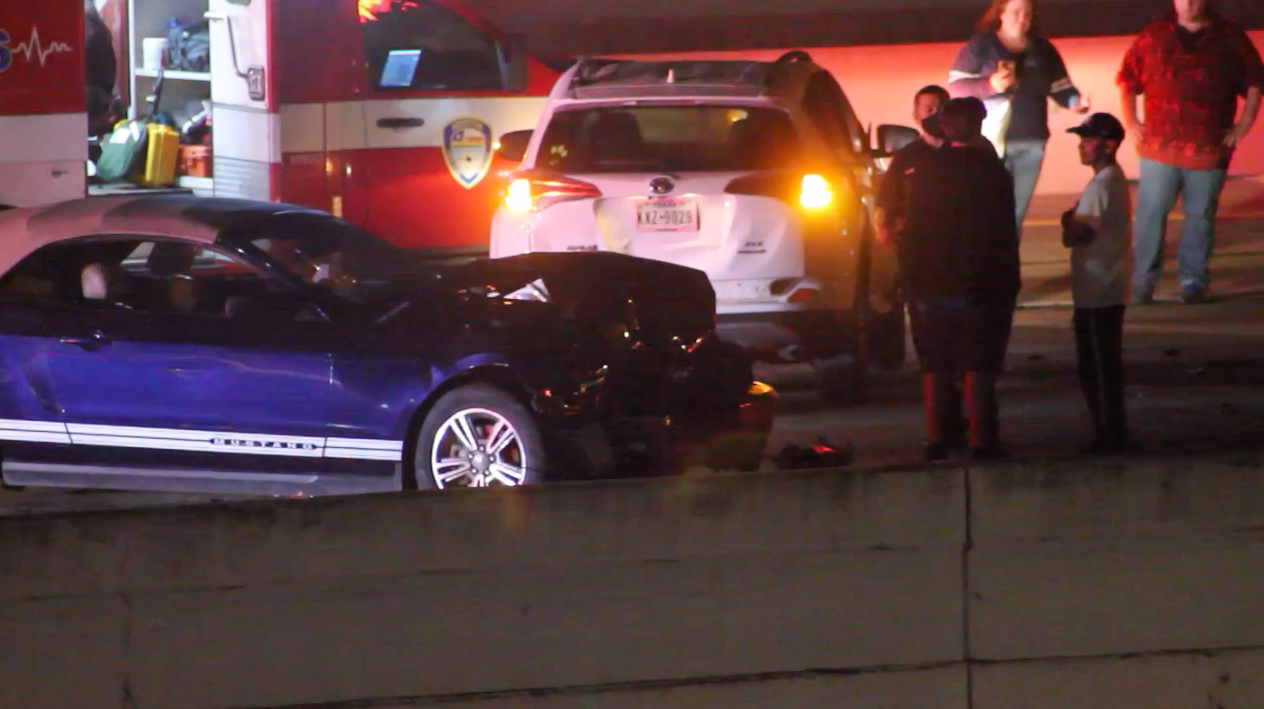 RAW Video: A ‘Major Wreck’ occurred on 59 North right before Kirby