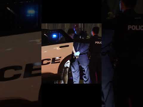 Driver falls asleep at wheel in Downtown and gets arrested by  Houston police #shorts