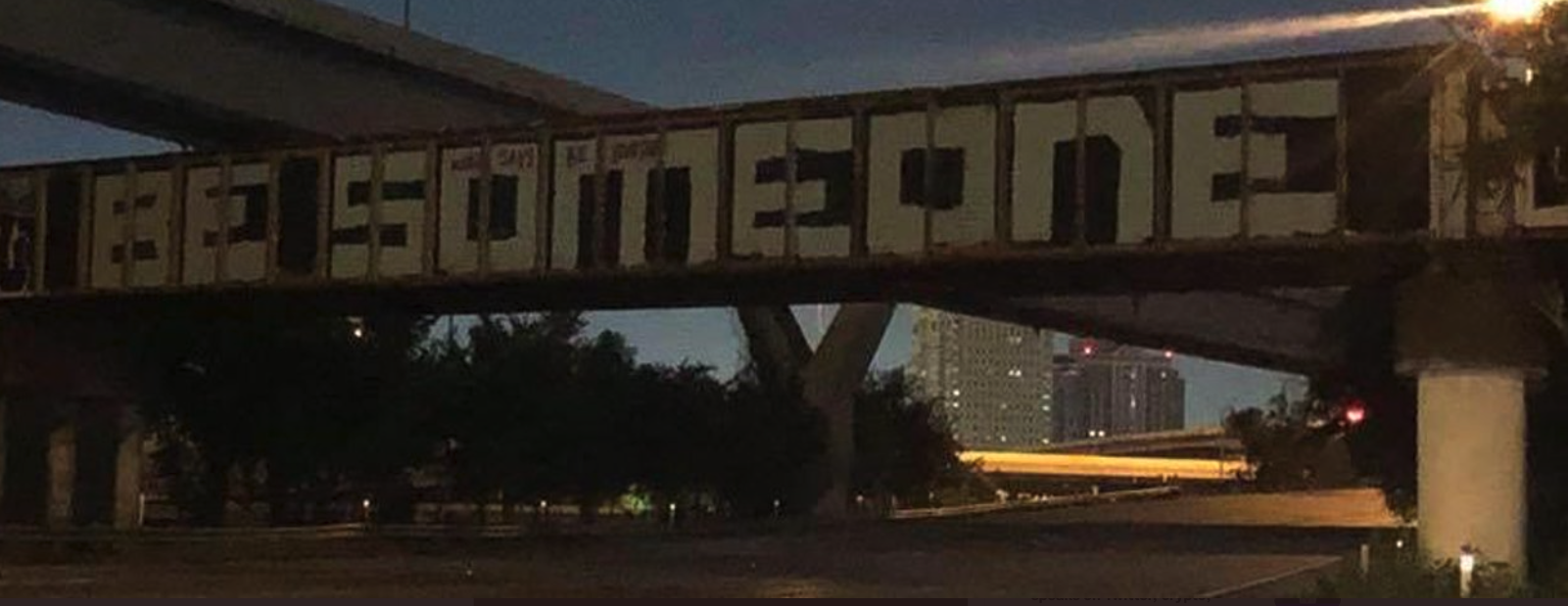 ‘Be The R(Evolution)’ is now on the iconic 'Be Someone' Bridge in