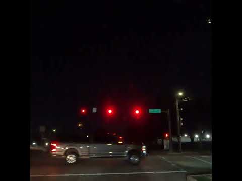 Pickup truck runs red light #dashcam