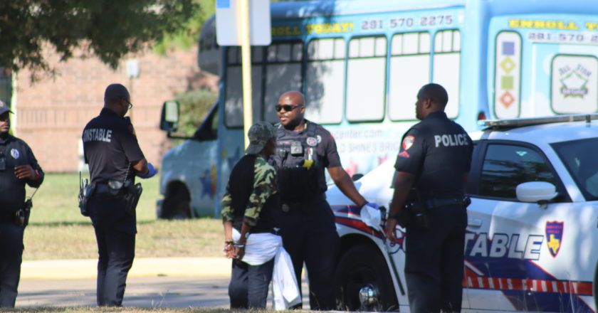 Police detain man outside of elementary school in Texas