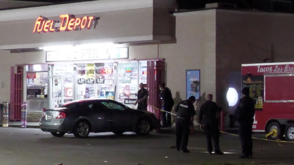 Two dead in a possible gangrelated shooting outside of a southwest