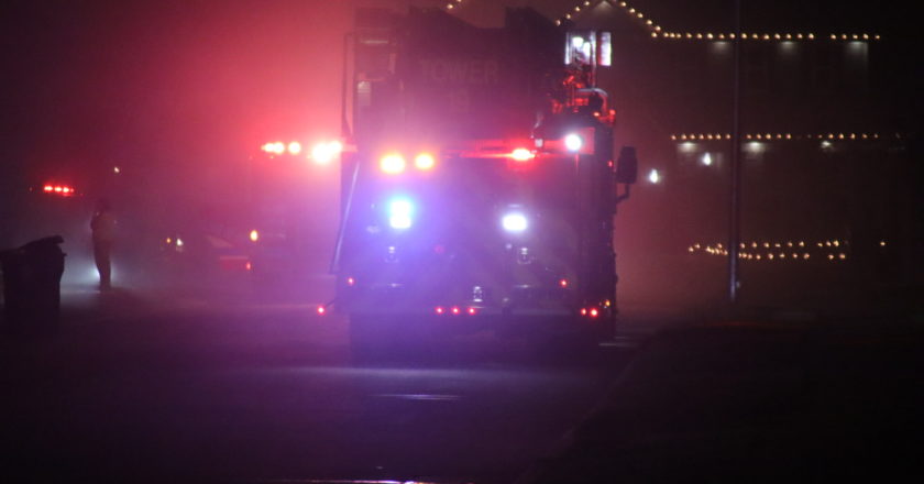 A house caught on fire overnight in the Rivergrove Subdivision in Atascocita, Texas