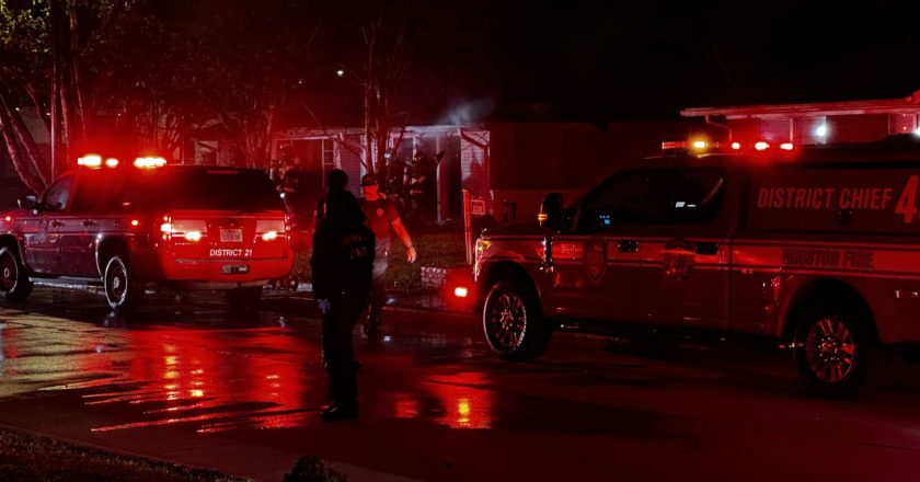 House Fire on Fordshire in South Houston
