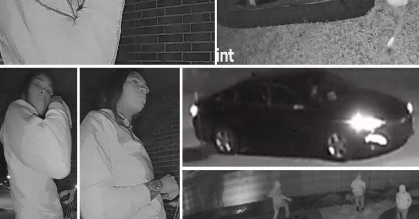 Caught on Video: Woman claims to be DoorDash driver; distracts homeowner while four males break into the back of a home