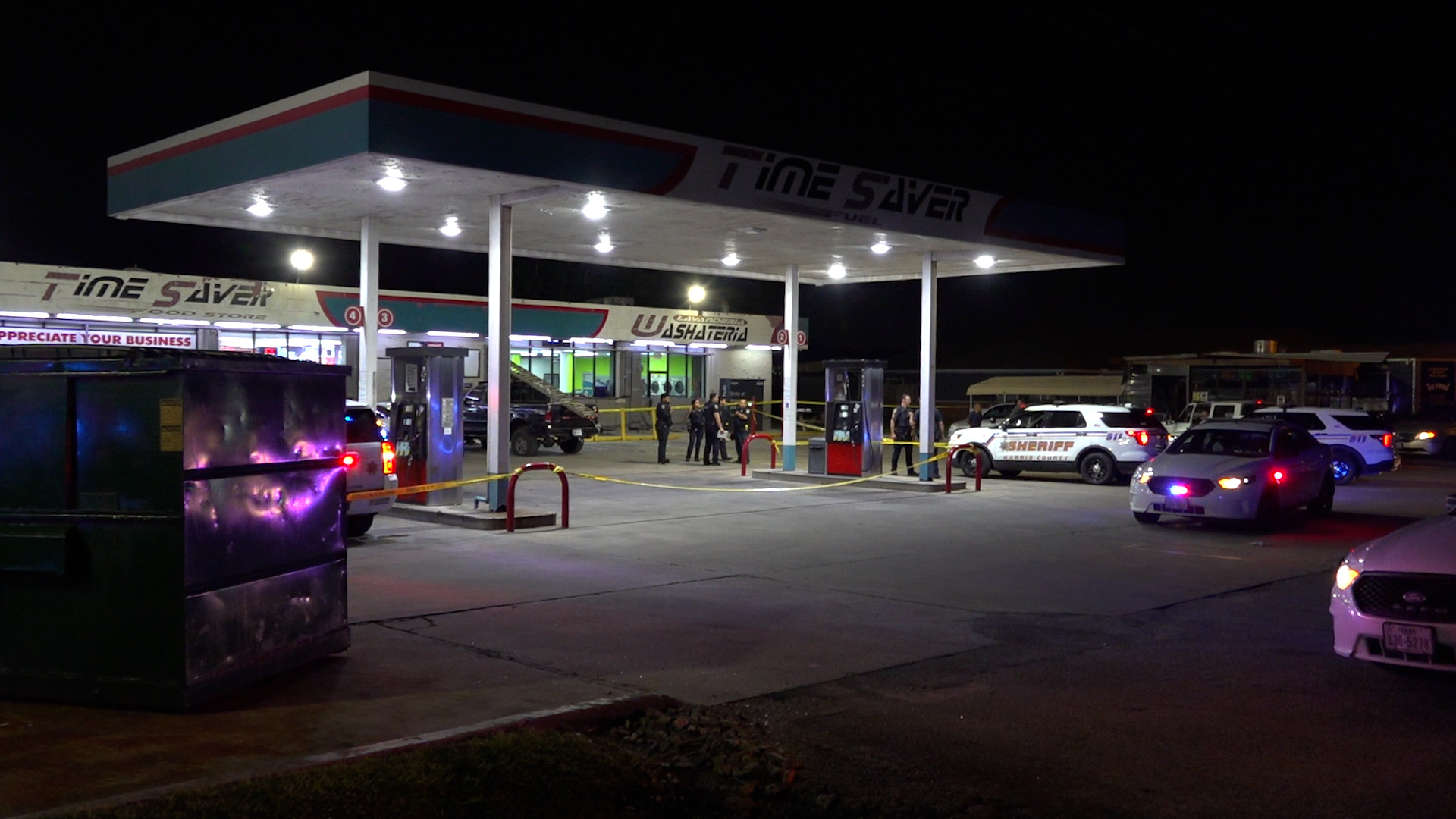 Shootout Between Four Men at Harris County Gas Station Leaves One Injured, Transported via Life