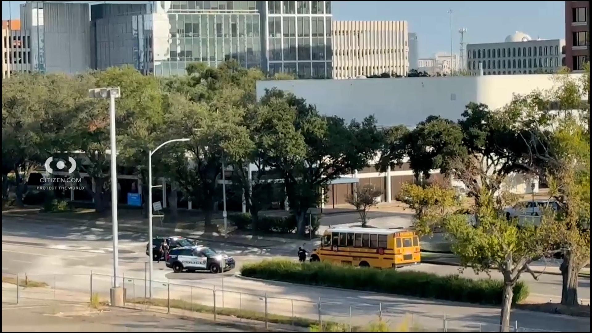 Stringers Bus Police called after man climbs on top of school bus in Houston ...