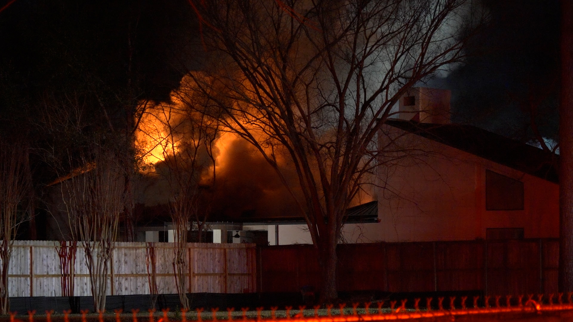 Hidden fire in mansion attic void space causes partial roof collapse ...
